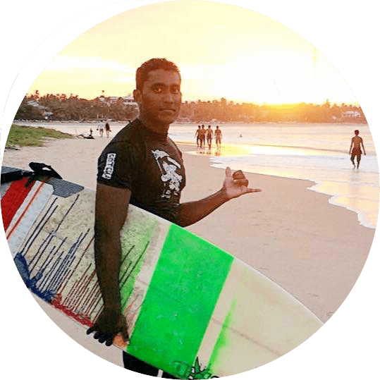 Sri Lankan Surfer