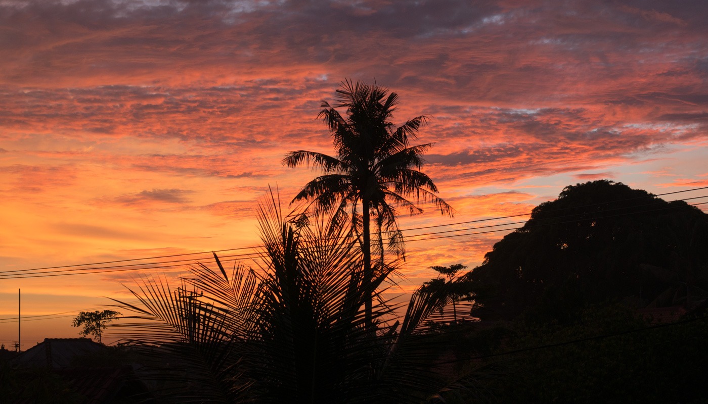 Sunset on Nusa Lembongan