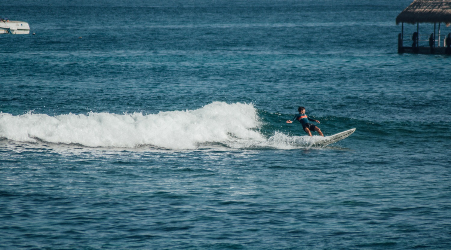 Surfing On Nusa Lembongan